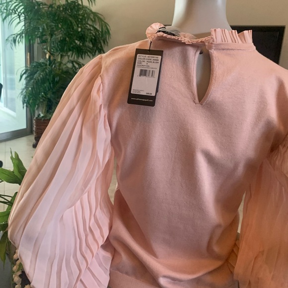 “Adrianna papell” , Sweater with silk sleeves - Picture 9 of 12